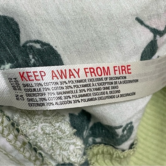 Free People Movement MESMERIZE me PRINT Cargo Pants SPRING GREEN Floral Sz XS - Picture 8 of 11